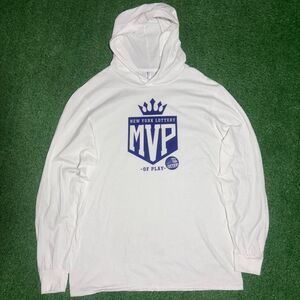 New York Lottery MVP of Play Hooded Shirt jerzees brand L Large Hoodie Shirt